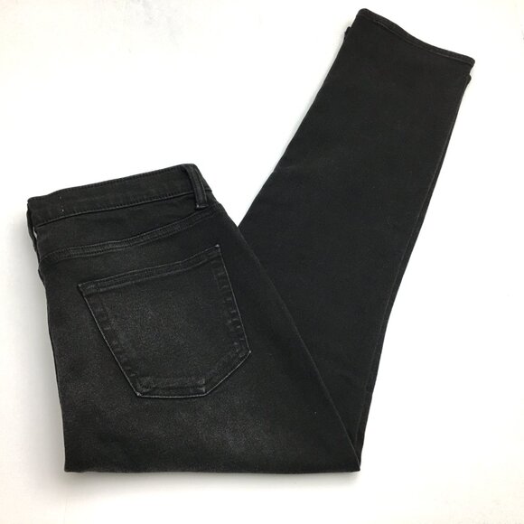 NEW Old Navy Men's Black Slim Straight Leg Jeans Distressed Stretch 34 x 29 READ - Picture 10 of 10